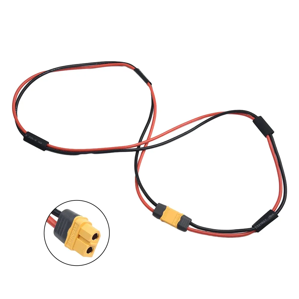 Accessories Extension Extender Power Cable For Electric Vehicles Male & Female Power Cable XT60 14AWG 1M 2M 55A EBike Ebike
