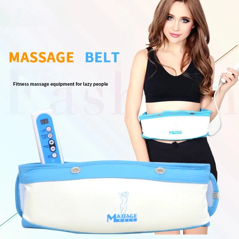 Massage För att gå ner i vikt Bälte Laze Power Plate Shook Machine Vibration Slimming Midjefett Instrument Material Tunnben 240426