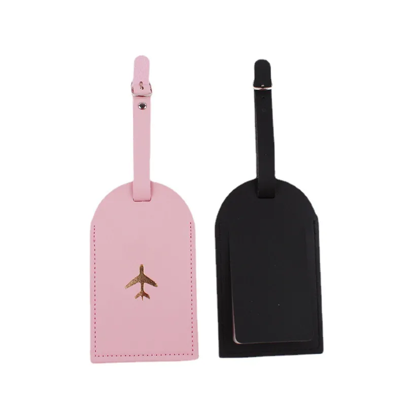 Leather Hanging Tag Bus Meal Card Student Id Work Id Set Airplane Boarding Luggage Tag Pu Manufacturer Ready Stock