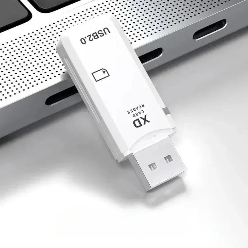 2024 Lecteur de carte d'image XD d'origine Adaptateur de mémoire USB 2.0 pour les appareils photo Olympus Fuji Type C à micro USB Type C OTG UGREENFOR lecteur d'image d'image XD Original