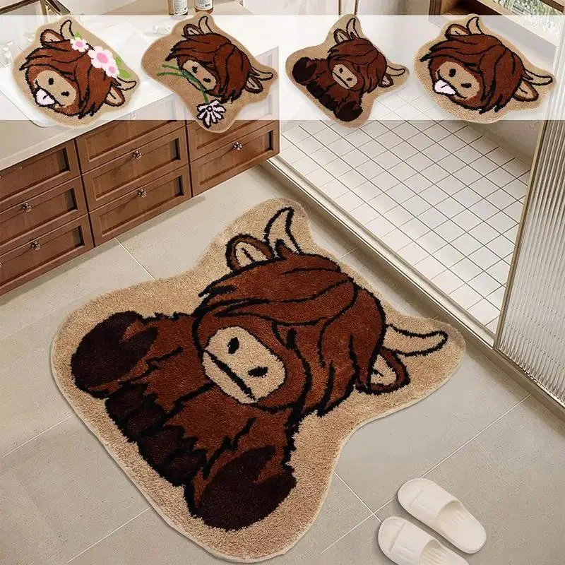 Carpets Welcome Door Mat Funny Animal Pattern Doormat Non Slip Indoor Outdoor Rug For Entryway Home Kitchen Balcony Entrance Carpet