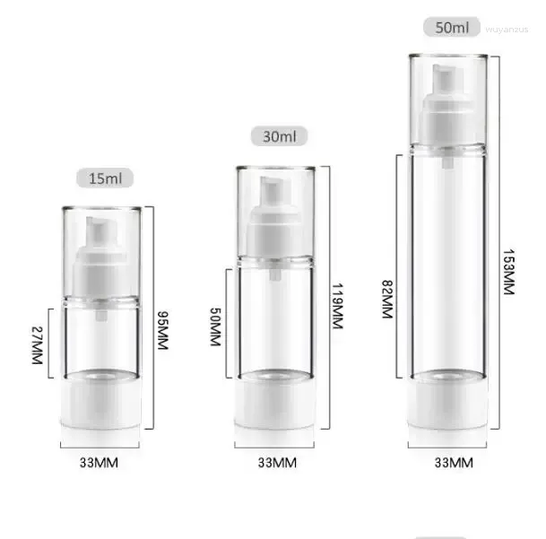 Speicherflaschen 6pcs/Los 15-50 ml als transparente Toner-Vakuum-Lotion-Emulsionsdruckspray-Spray-Sub-Werkzeuge Ha2467