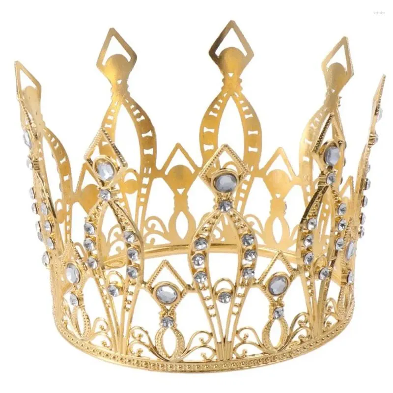 Party Supplies Crown Decoration Ornaments Artificial Alloy Silver/Gold Home Decorations