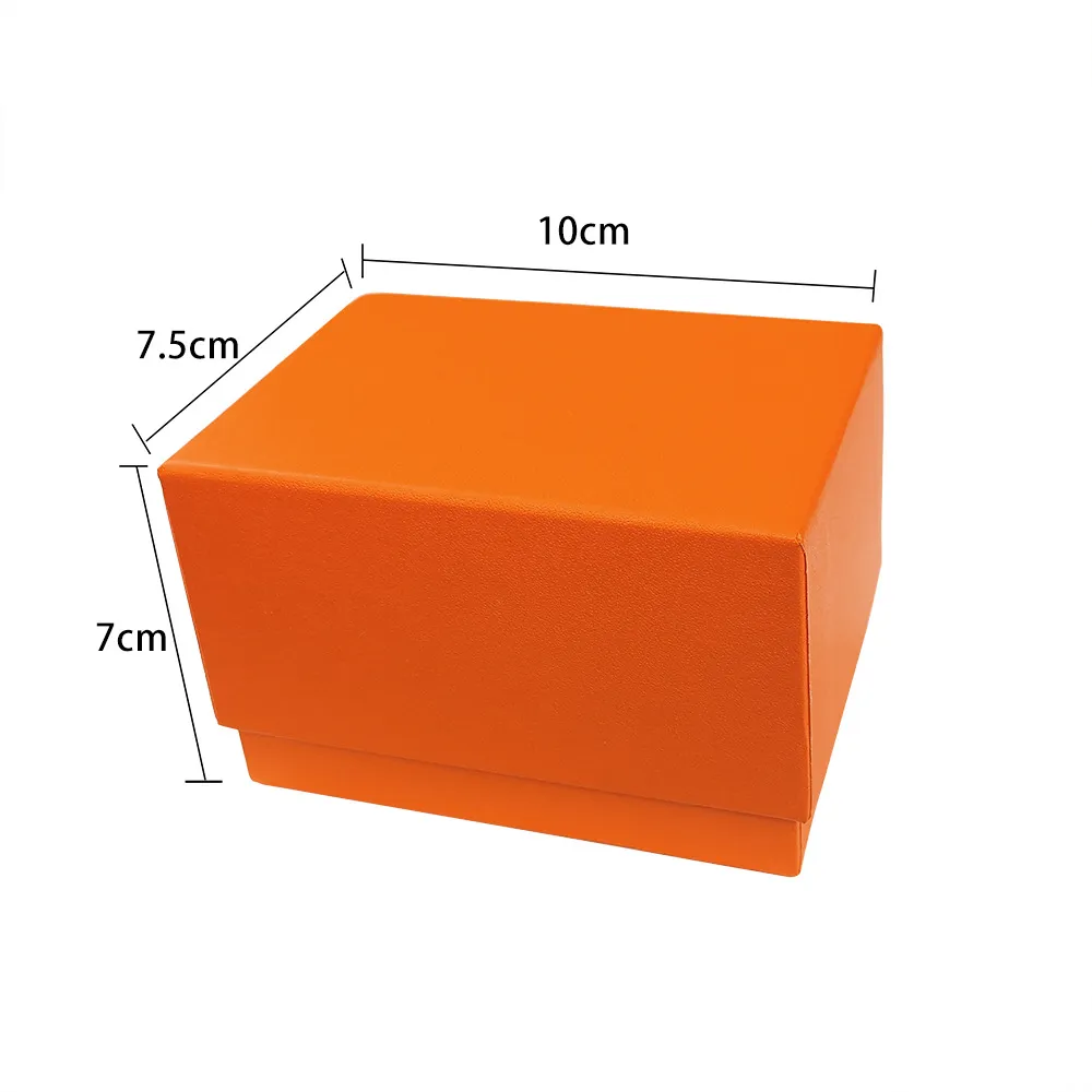 Watch Box Opakowanie Prezent Wysokie twardość kartonowa fuda hurtowa aksamitna mała poduszka podzielona pudełko zegarkowe