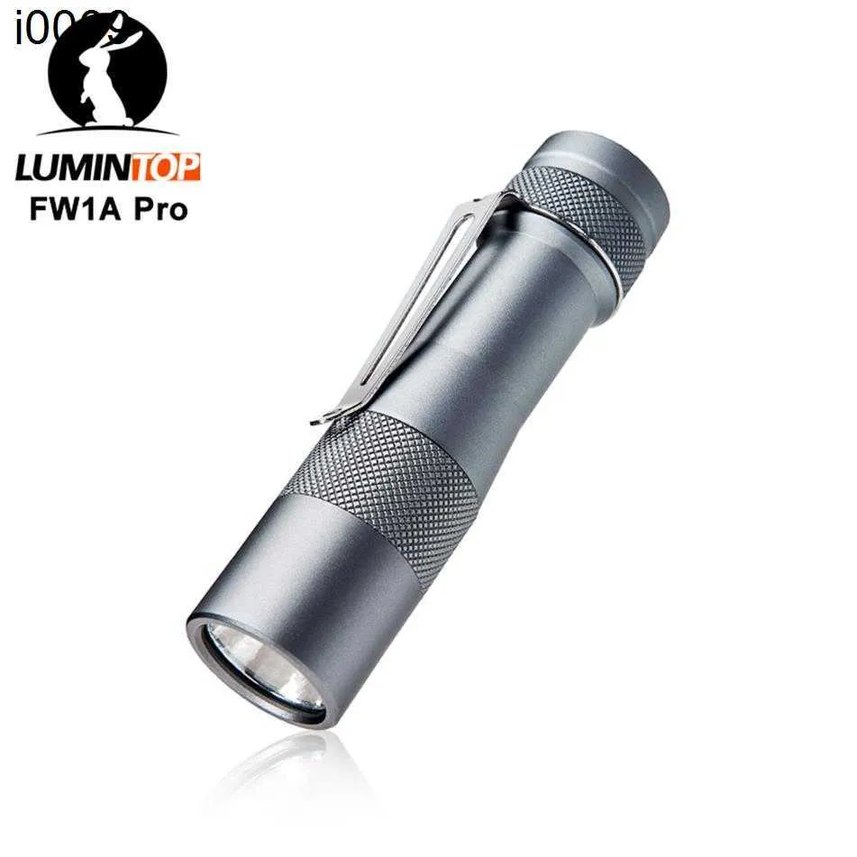 Original Lumintop Pro EDC ficklampa LED -mätare Anduril Firmware Tail Switch ficklampa