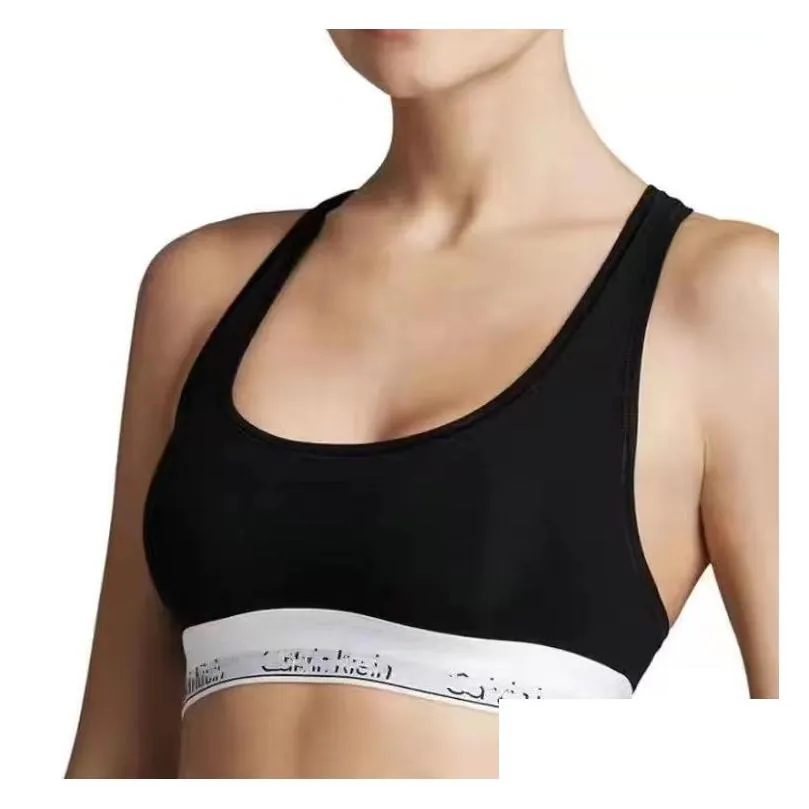 Bras Solid Color Women Yoga Bra Slimt Sport Sports Fitness Vest