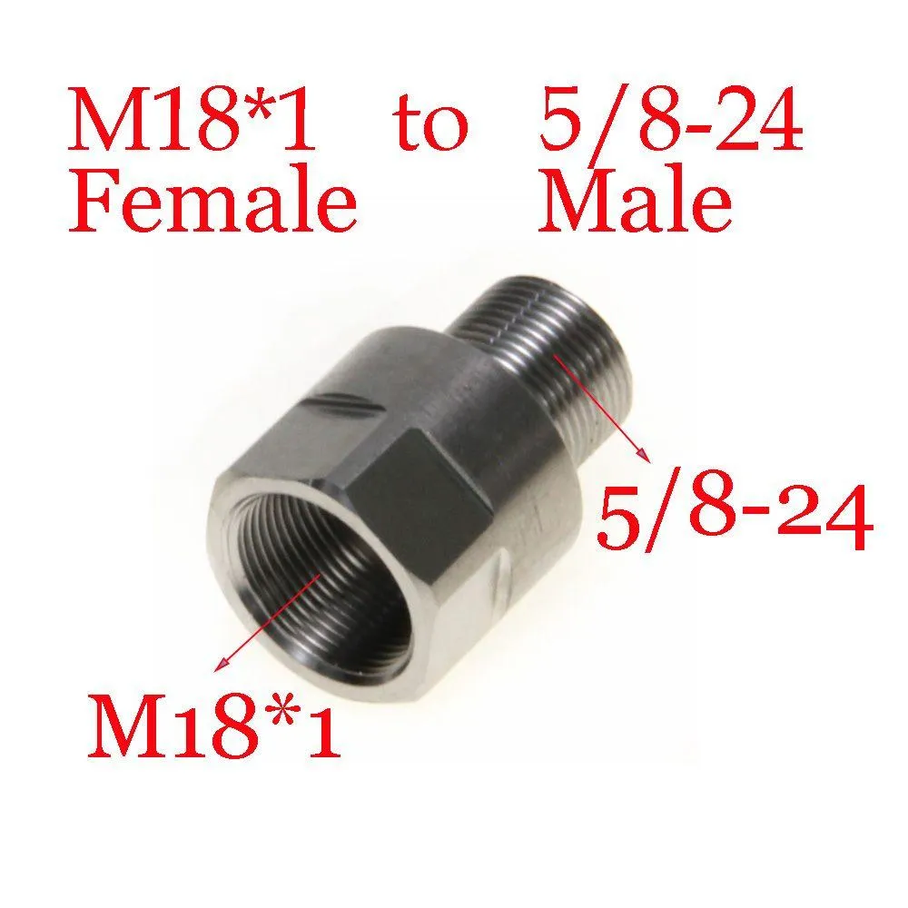 Filtro del carburante Adattatore filettatura in acciaio inossidabile M18x1 femmina a 5/8-24 maschio M18 SS SOT TRAP per Napa 4003 WIX 24003 M18x1R consegna goccia dhg4p