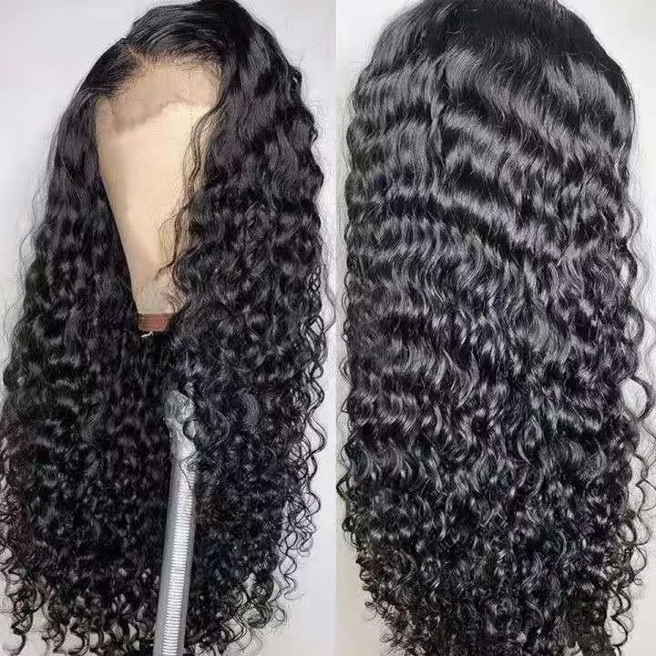 Lace Wig 150% Dichtheid Online Winkelen Groothandel HD Transparante nep Scalp 360 Frontale pruiken HD Invisible Braziliaans Human Nadless