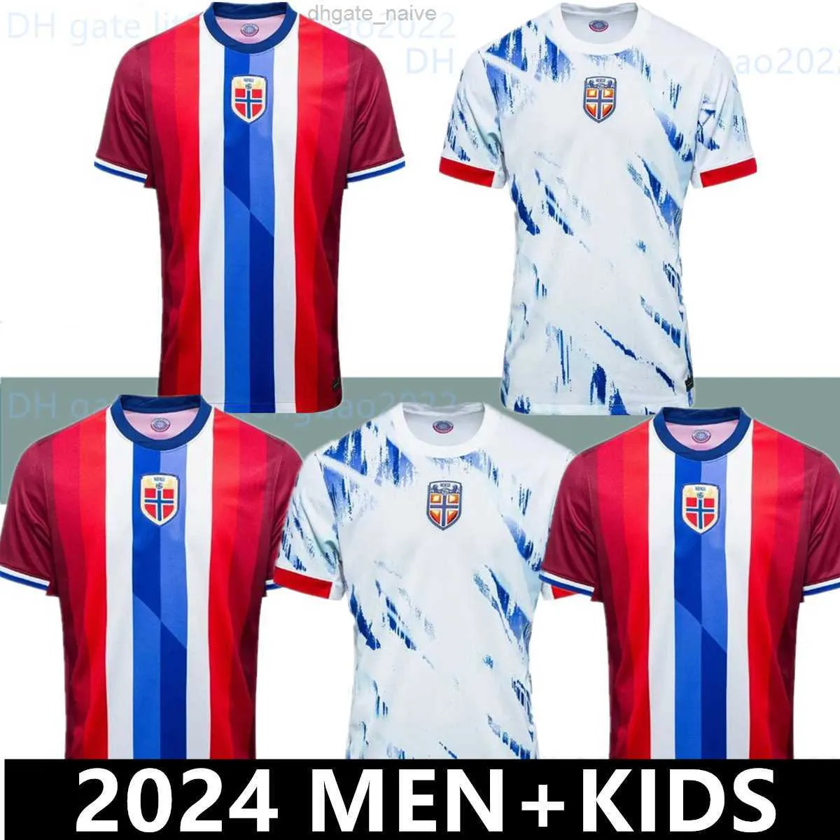 Norge 2024 Soccer Jerseys Haaland Odegaard Larsen Berge Norvegia National Team 24 25 NORVEGE Sorloth Noreg 2025 Noruega Football Shirt Noruega 999