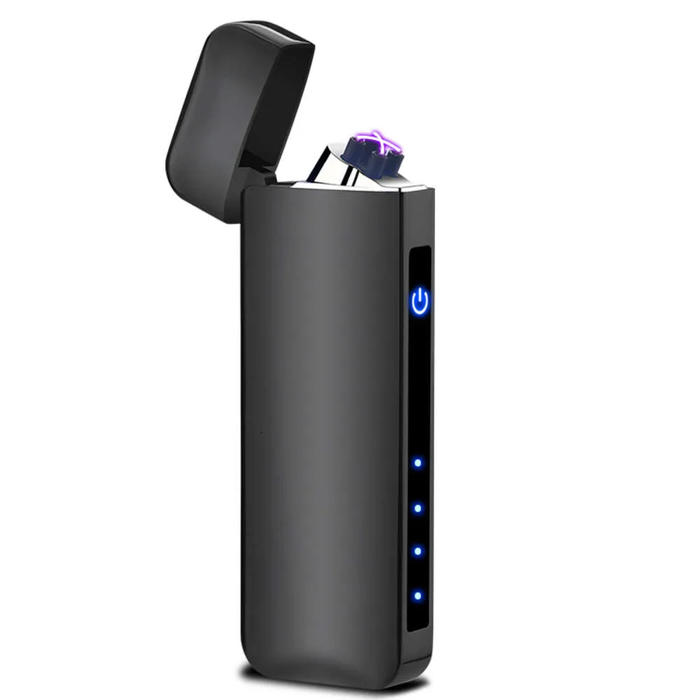 Wholesale USB Rechargeable Double Arc Lighter,Customizable Electric Slim Lighters For Smoking