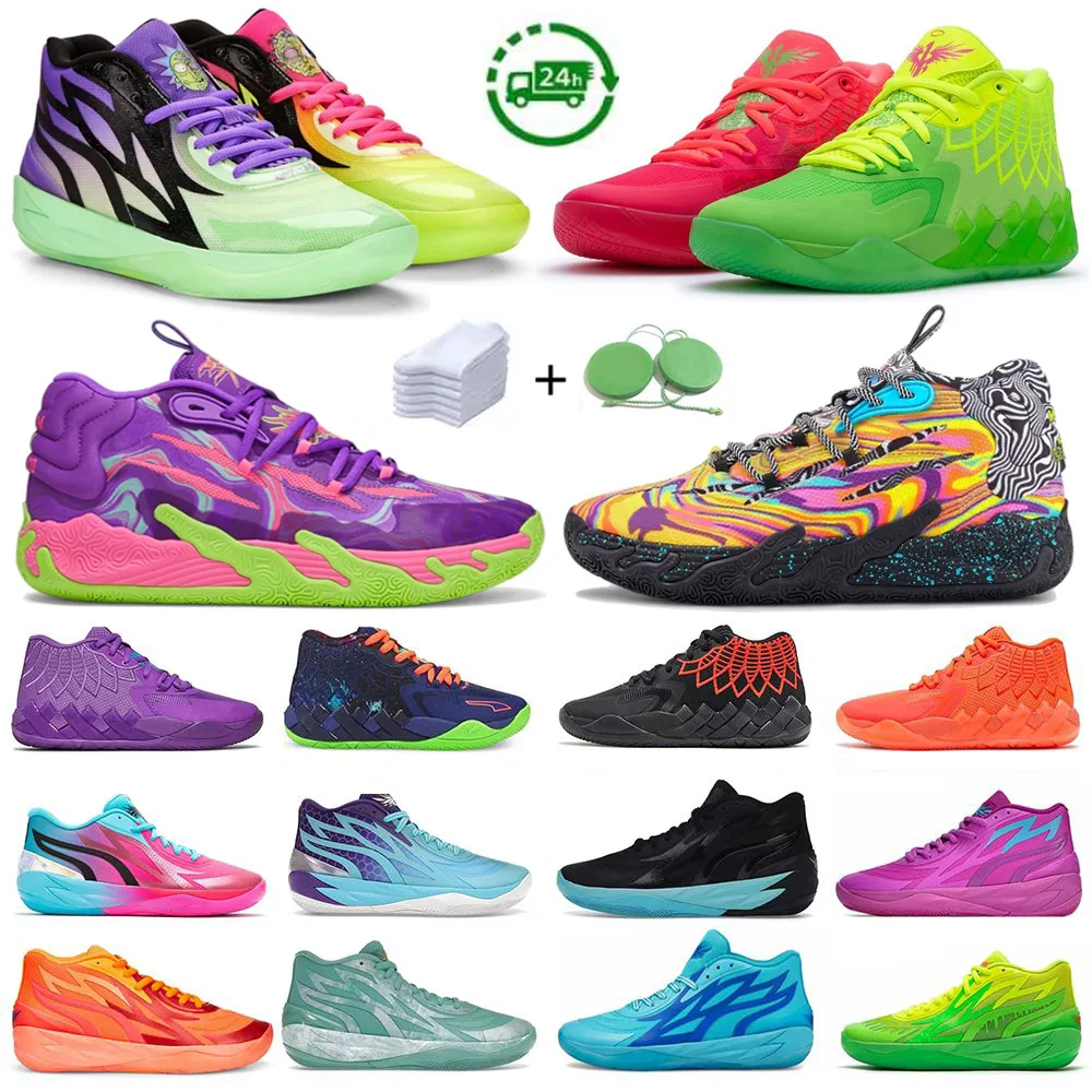 2024 1.0 2,0 3.0 Männer Basketballschuhe Designer Sneaker Rick und Morty Spark Gift Schillern flüsterns Flüstern Blaues Bienenstock Mehrfarbener Feuer Rot-Weiß-Mann Trainer Sport Sneaker