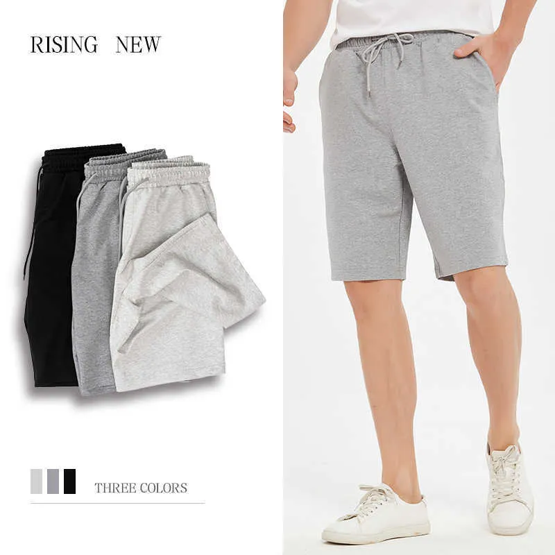 Summer Nuovi pantaloncini da uomo Xinjiang Cotton Trendy Slip Sports Pants Casual SEACH CHECK