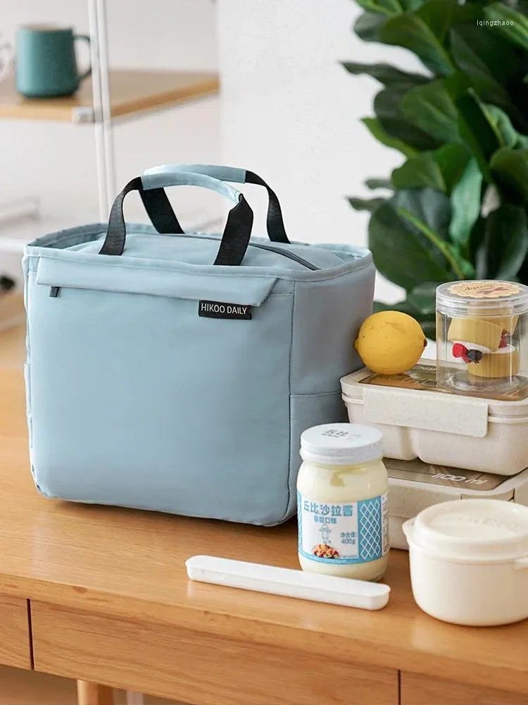 Aufbewahrungstaschen Lunchbox Handtasche wasserdichte öldichte Mode-Büro-Studentin mit Reis Aluminiumfolie Bento Bag Thermal