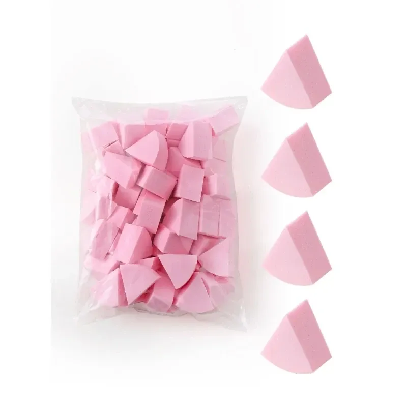 Sponge de maquillage Puff 50pcs en forme de ventilateur de venti