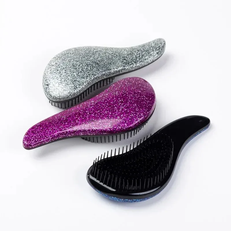 Handle Comb Anti-static Hair Brush Tangle Detangle Shower Massage Hairbrush Comb Salon Hair Woman Styling Tools Beauty