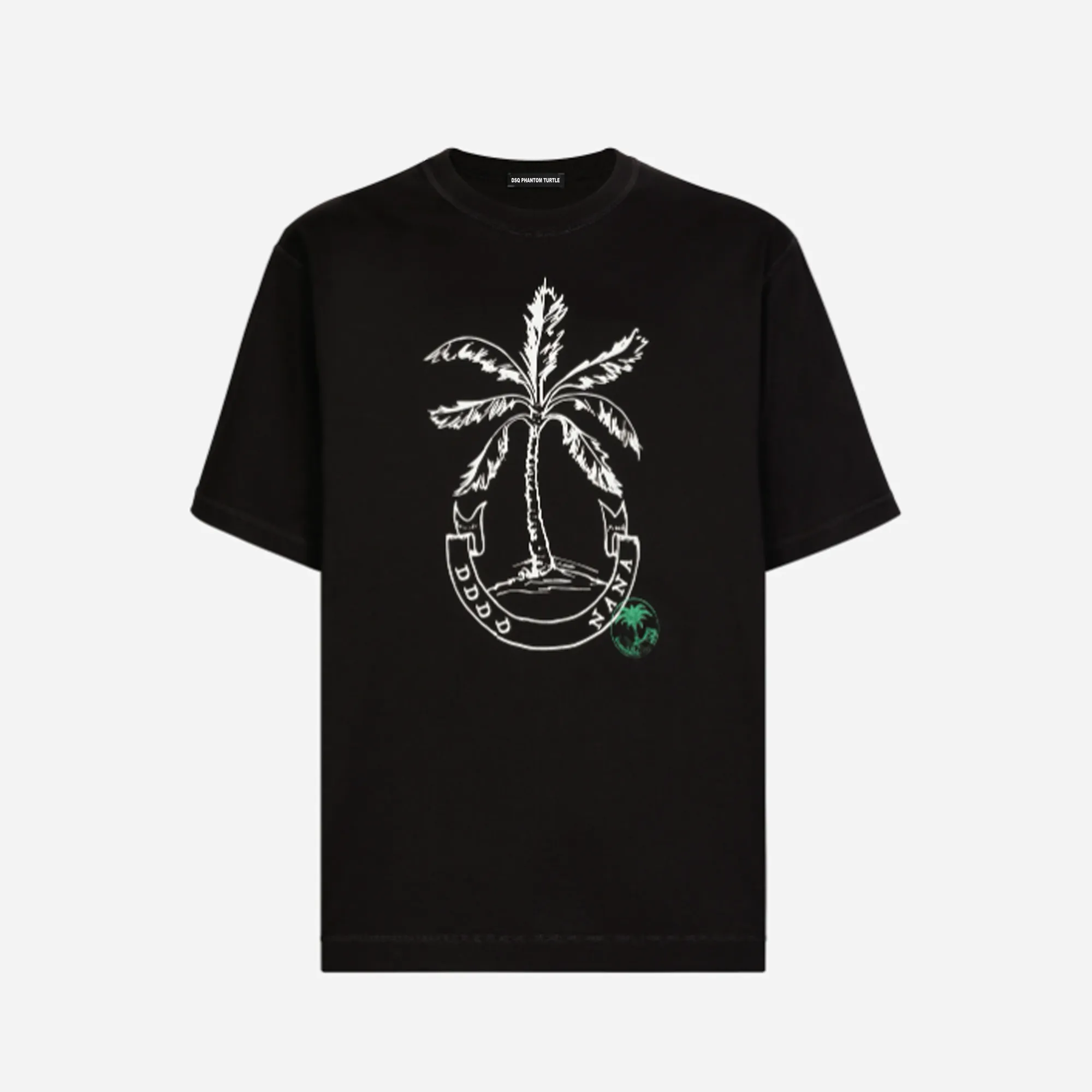 DSQ Phantom Turtle с короткими рукавами банановые футболки Mens Trats Tshirts Tshirts Summer Hip Hop Tops Tees Streetwear |5650