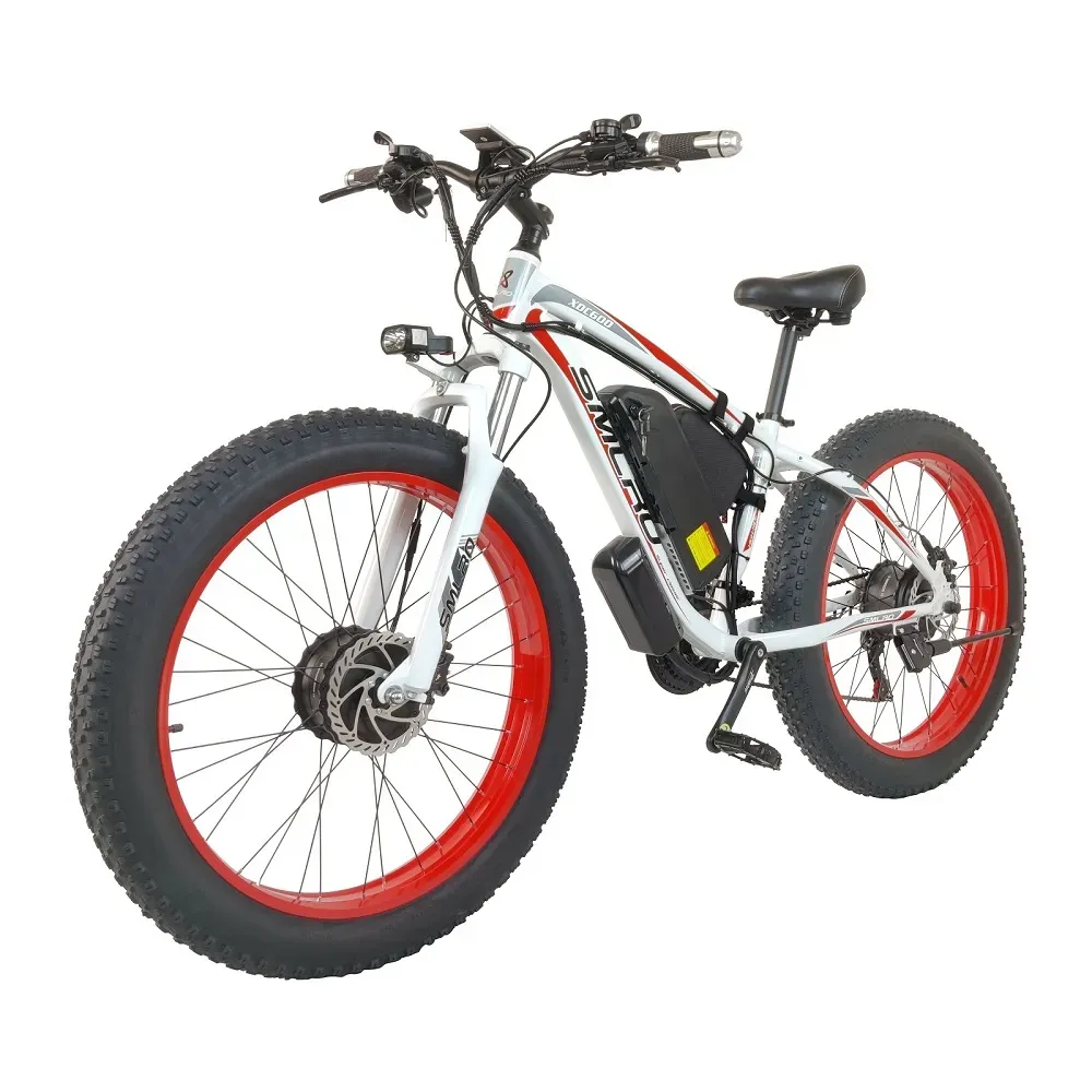 2024 new USA Smlro XDC600 26 Inch 2000W Double Motor Bicycle 4.0fat Tire 48V 22.4AN 55km/h 65km Mileage Electric Bike for Adult