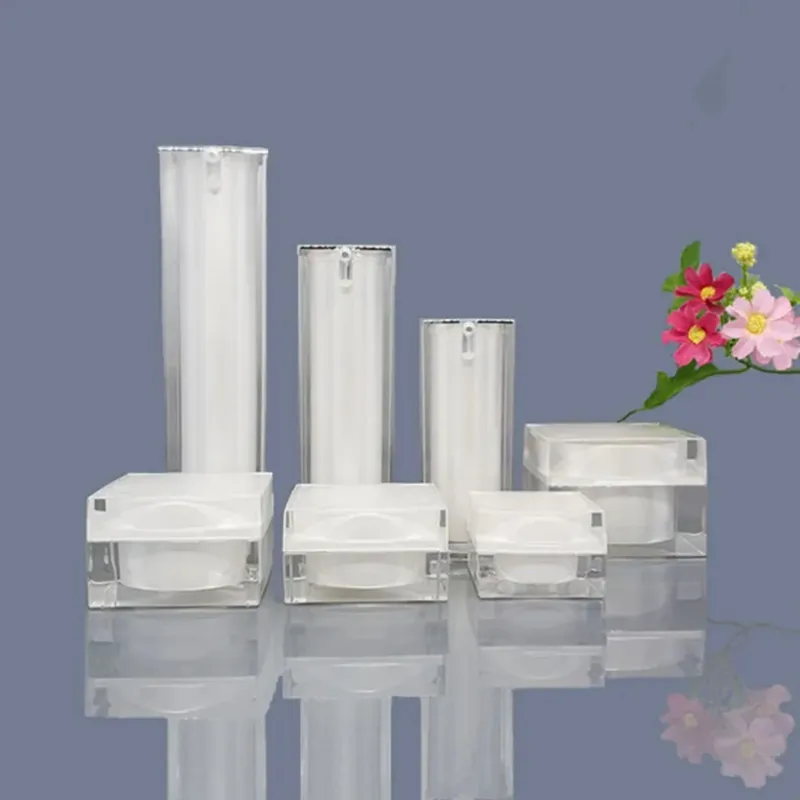 Garrafas de embalagem 15g 30g 50g de acrílico jarra