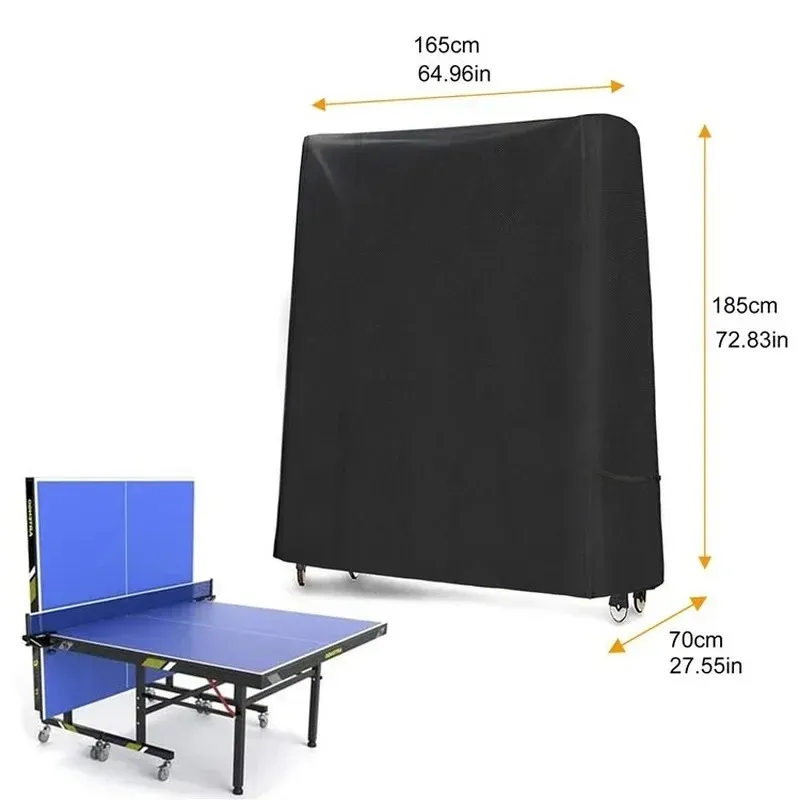 new A dropshipping outdoor large-size waterproof and UV-proof table tennis table coverwaterproof table tennis cover