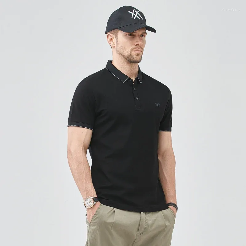 Polo à manches mi-manches d'été des polos pour hommes