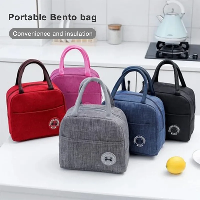 Bags Fresh Cooler Bags insulated lunch bag For Women Kids Waterproof Thermal bag Portable Lunch Box Ice Pack Pouch Food Picnic Bags