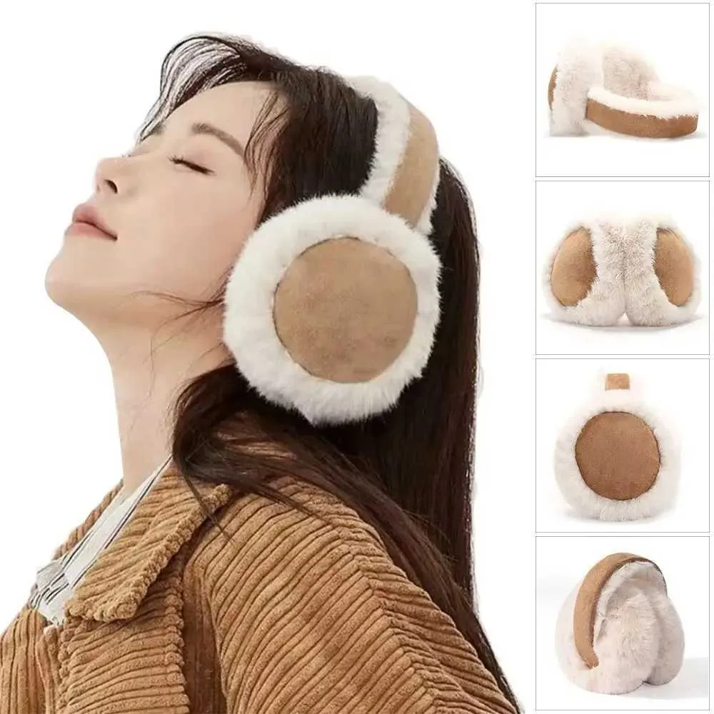 Soft Suede Plush Earmuffs, Folding Winter Ear Warmers | DHgate display picture 3