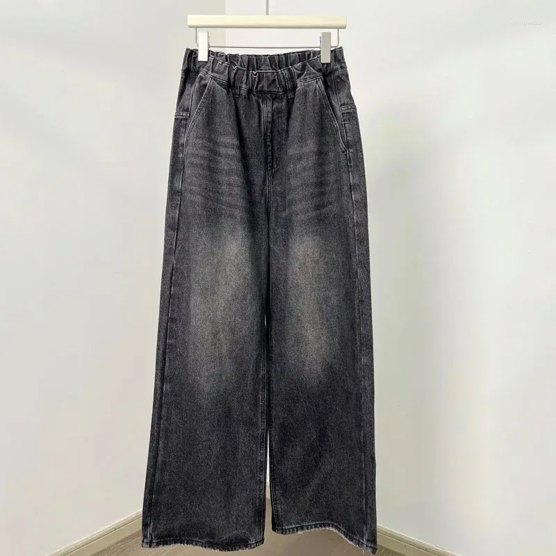 Jeans masculinos High Street Vintage Lavado Versátil Sweatsals Sweetwear calça calças roupas roupas de roupa