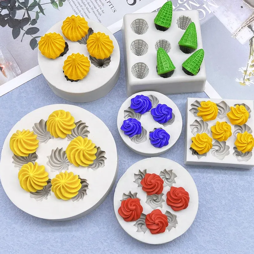 Mögel godisform silikon sockerscraft mögel hartsverktyg cupcake bakning mögel fondant kakedekoration verktyg