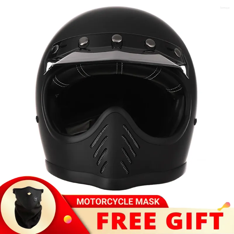 Motorcycle Cakets Cafe Racer Casque Moto Capacete Matchhill Am Dh Cross Full Face Japona Korea Style Casuqe Dot