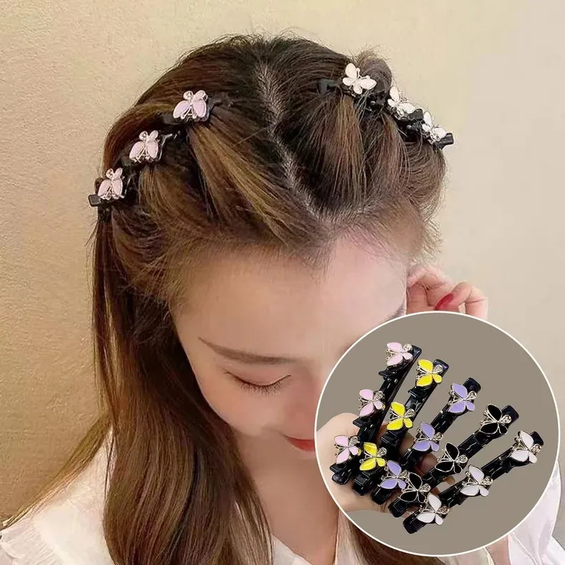 Koreańskie krajno -krajno -plamowane kwiaty spinki do włosów klipsy do włosów dla kobiet fryzury dziewczęta grzywki boczne barrettes Hair Akcesoria 2023