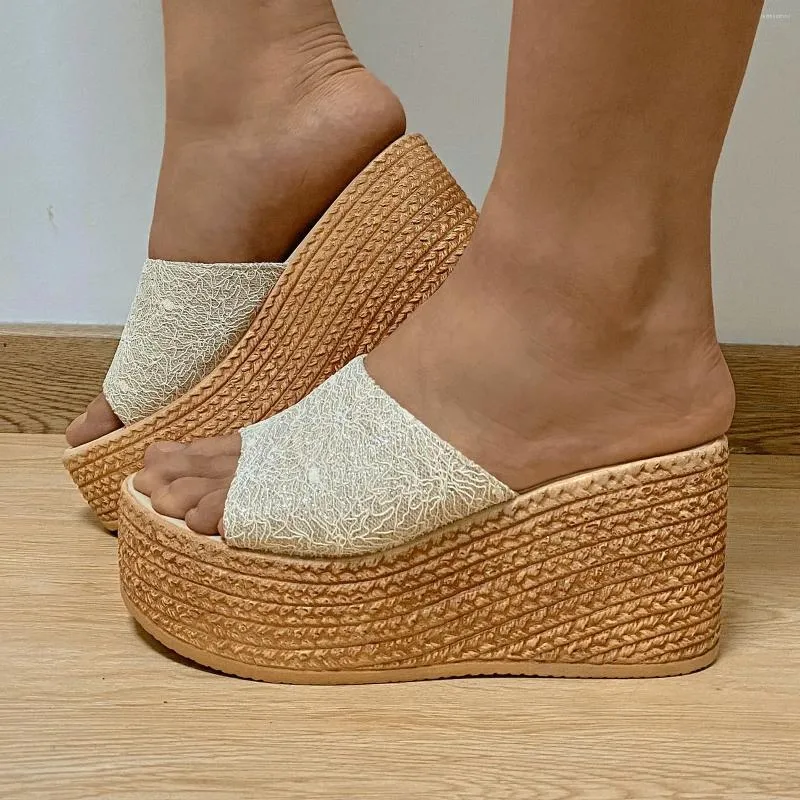 Sandals Knot Wedges Fashion Roman Womens Toe Open Beach Slippers Shoes Women's Boots & Booties Wedge