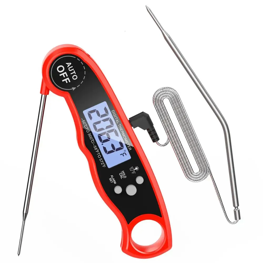 ORIA Food Thermometer Digital Kitchen bbq Thermometer Meat Water Milk Cooking Probe BBQ Electronic Oven Waterproof Kitchen Tools 240415