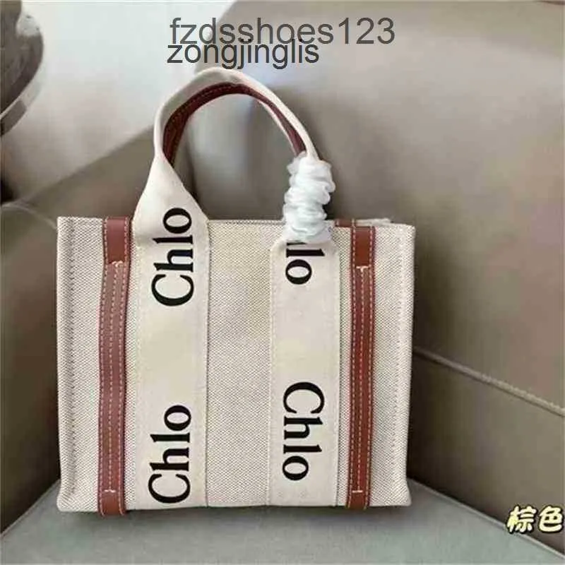 Hände Leisure Woody Bag Cloee Sommer 2024 Outlet Tote Totes Japaner Taschen Designer Leinwand gedrucktem Brief Einkaufen Großkapazität Mode vielseitig WFD RNJB