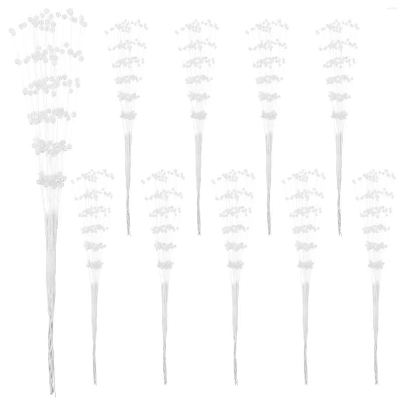 装飾的な花ウェディングパールフラワーヴァーシオンブライダルサプライブーケABSスティックガーランド