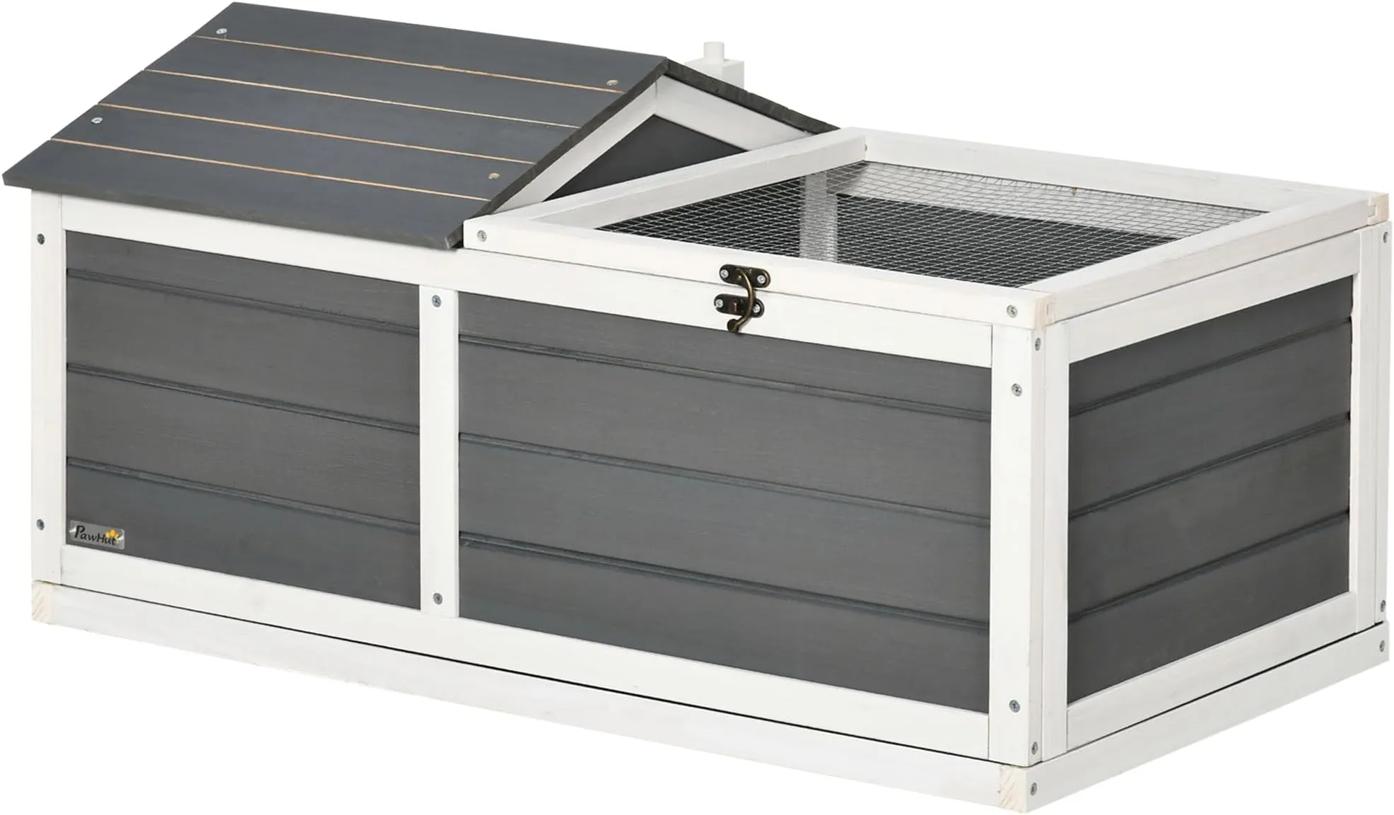 Curated visual reference: Picture Idea: Dhgate Com Large Gray Wooden Tortoise Habitat With Rest Activity