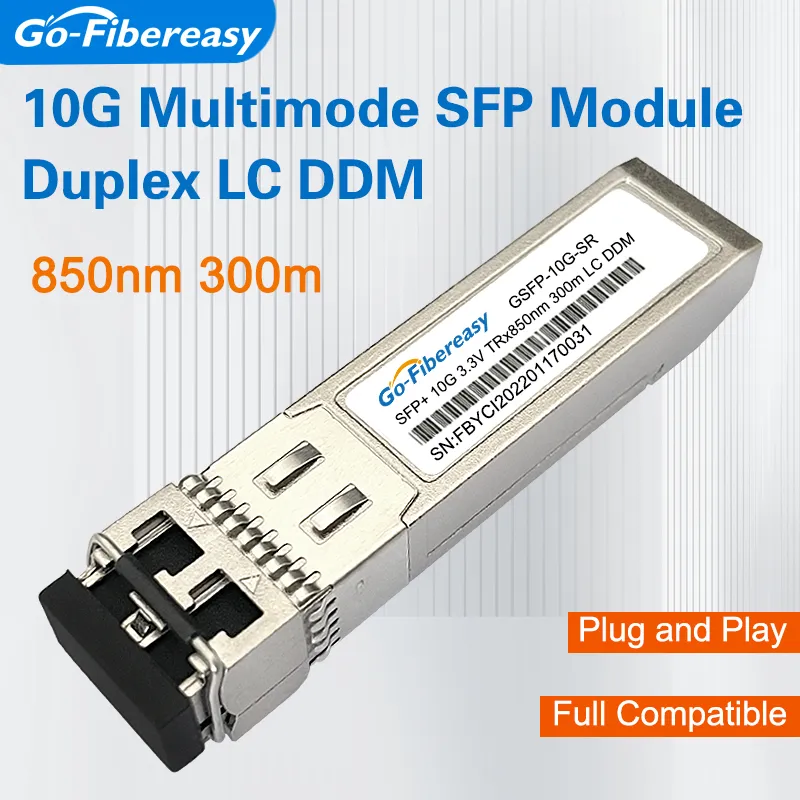 Dla HP J9150A/J9150D SFP 10 GB Moduł transceiverów 10GBase-SR Multimode 850NM Duplex LC 300M SFP+Moduł optyczny Fibre Switch Aruba