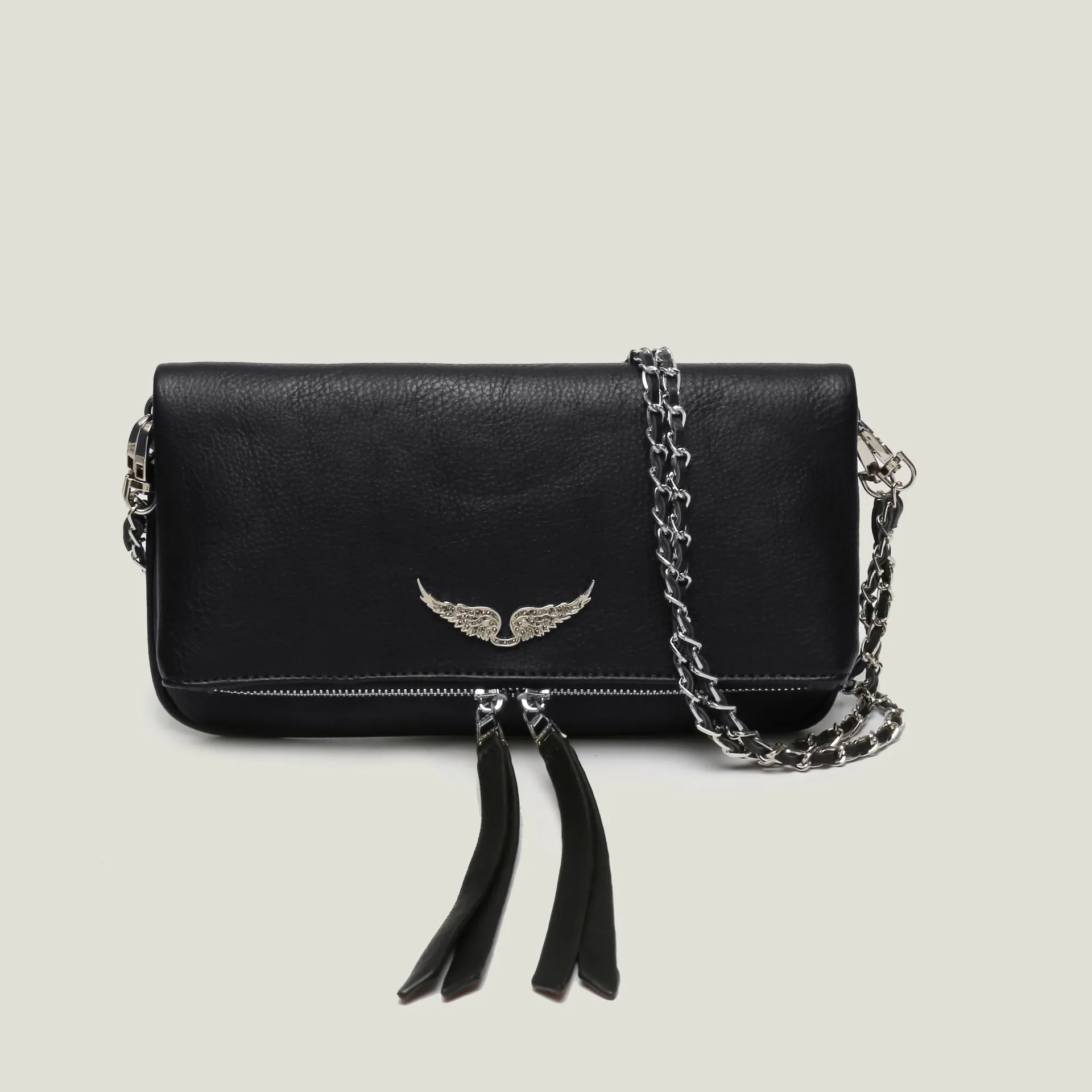 Zadig Voltaire Designer Bag Silver Wings Crossbody Designers Women Schoudertassen ZV -ketting Portemonnees Designers Vrouw Handtas Dames Cross Body Bag Luxe Dhgate Bag