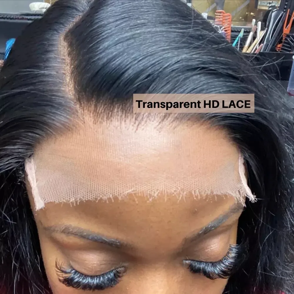 Wigs HD Lace Front Human Hair Wigs For Women Brazilian Straight Remy Human Hair Wigs 5x5 Closure Wigs HD Transparent Lace Closure Wig