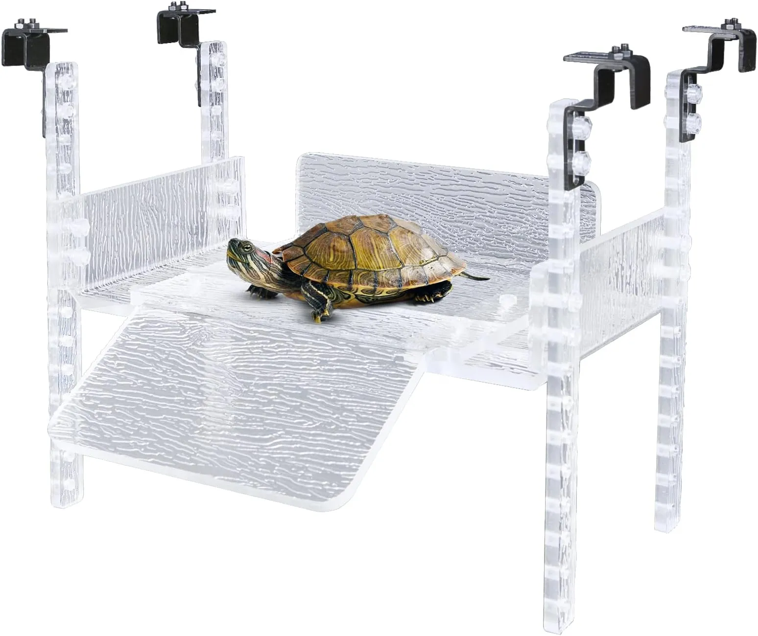 Adjustable Turtle Basking Platform - Fits 16-19 Tanks - Large Turtle ...