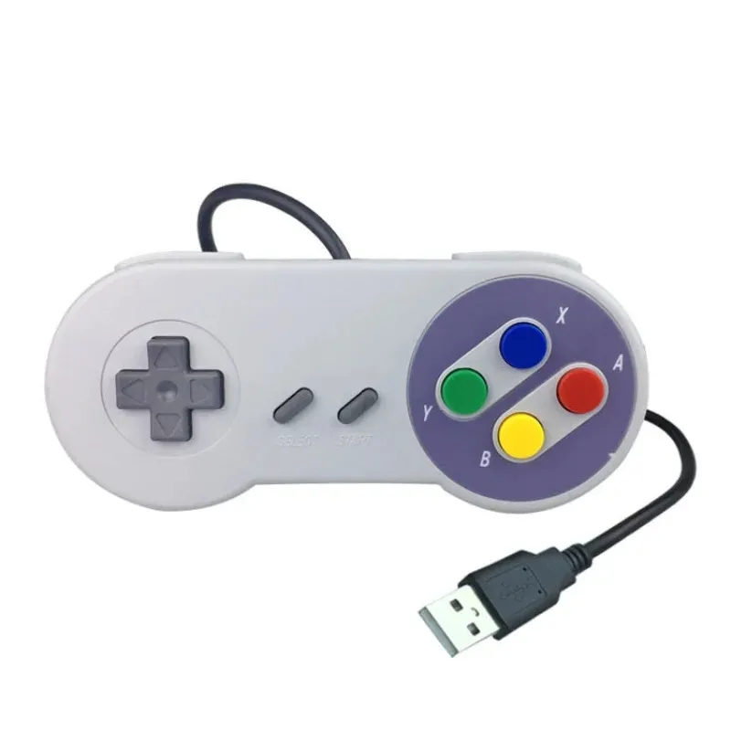 USB Game Controller for Classic Super Nintendo SNES Gamepad Famicom for PC MAC Qperating Systems Joystick Games Accesorios