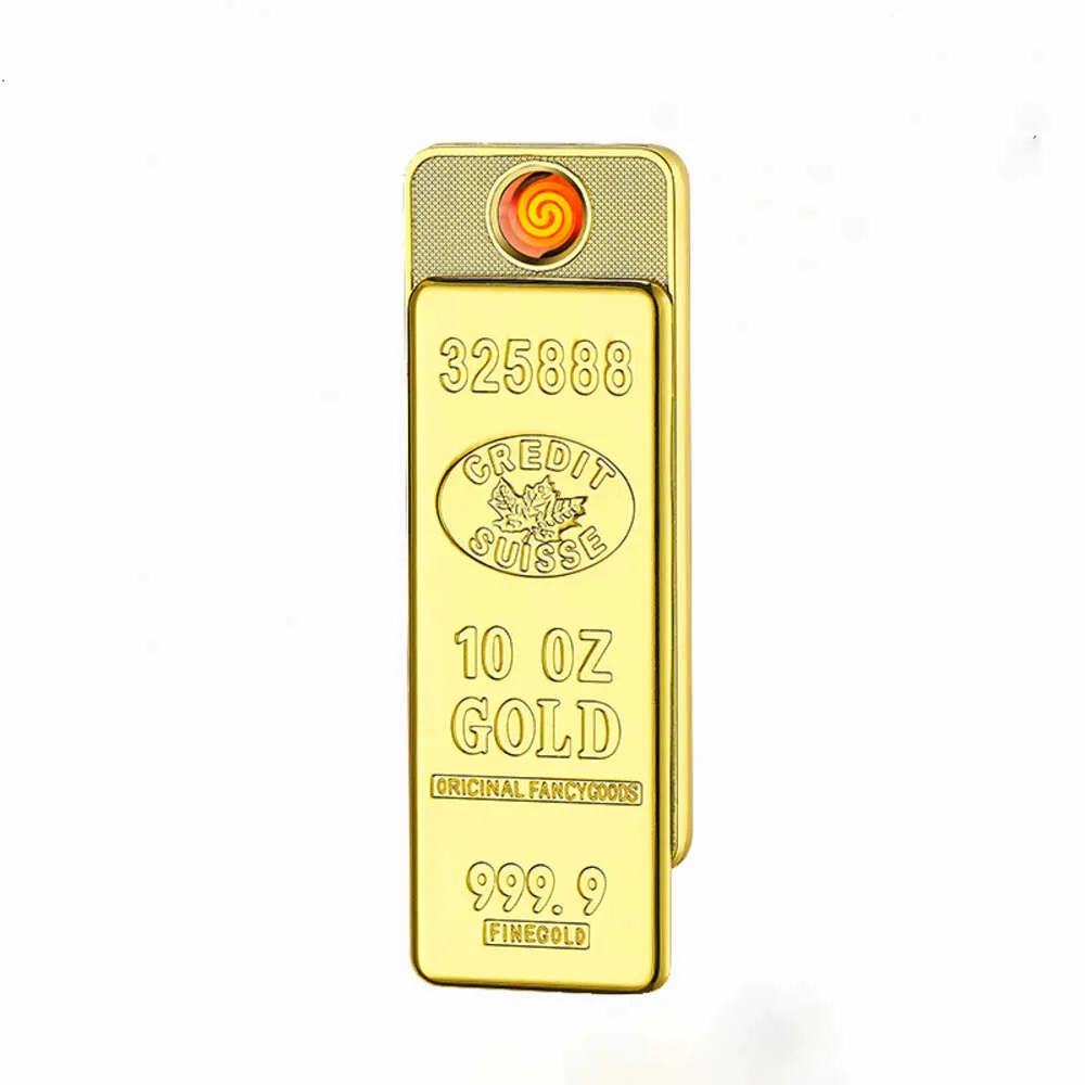 Vendre de cigarette USB HOT USB Gold Bar Shape Charge Box Box Box Box