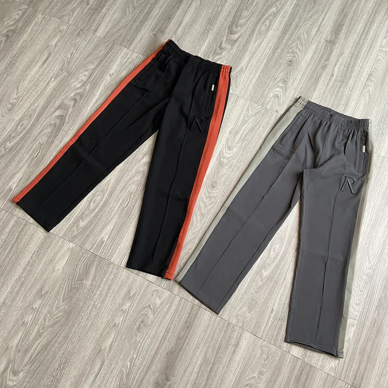 Black Grey 2024SS pantaloni jogger uomini donne pantaloni di abbigliamento sciolto di alta qualità