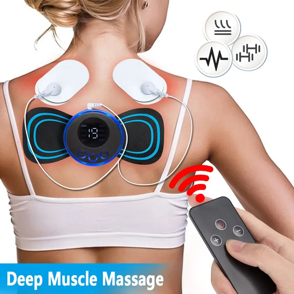 Masażer szyi EMS stymulator mięśni elektryczny masaż masaż szyjki macicy niska częstotliwość masaż podkładka bólu ulga w rozluźnienie narzędzie 240426