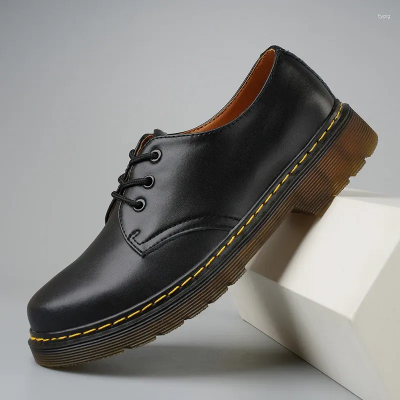 Casual Shoes High Quality Classic Par Style Lace Up Leather Low Cut Work Fashionable Men's Business Dress