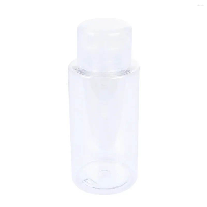 Bottiglie di stoccaggio Clear Disping Down Bottle Makeup Remover Container Dispenser per viaggi a casa Outdoor 300 ml