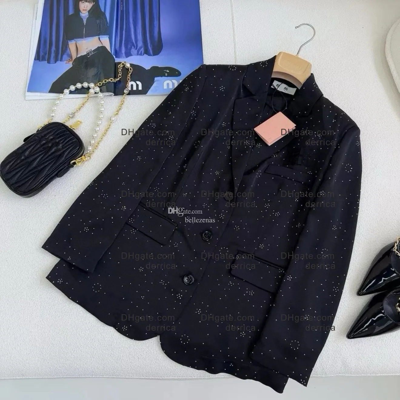 Women Designer Blazer Jacket Coat Woman Classic Letters Full Star Spring Nowe wydane topy