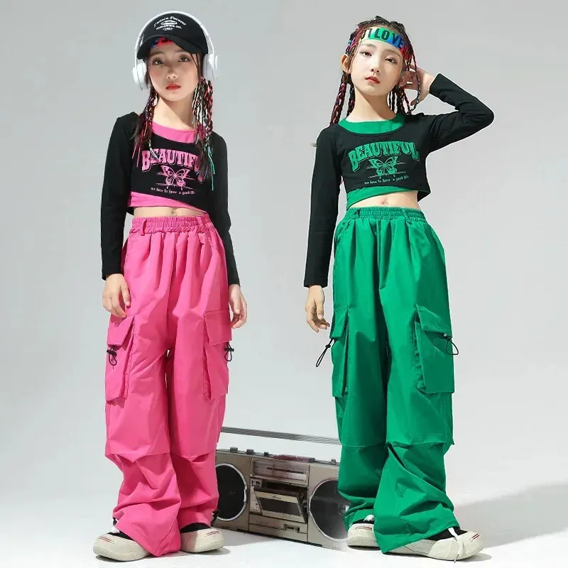 Happy Cherry Hip-Hop Hosen Für Kinder - Baggy Jogger Für Tanz & Freizeit