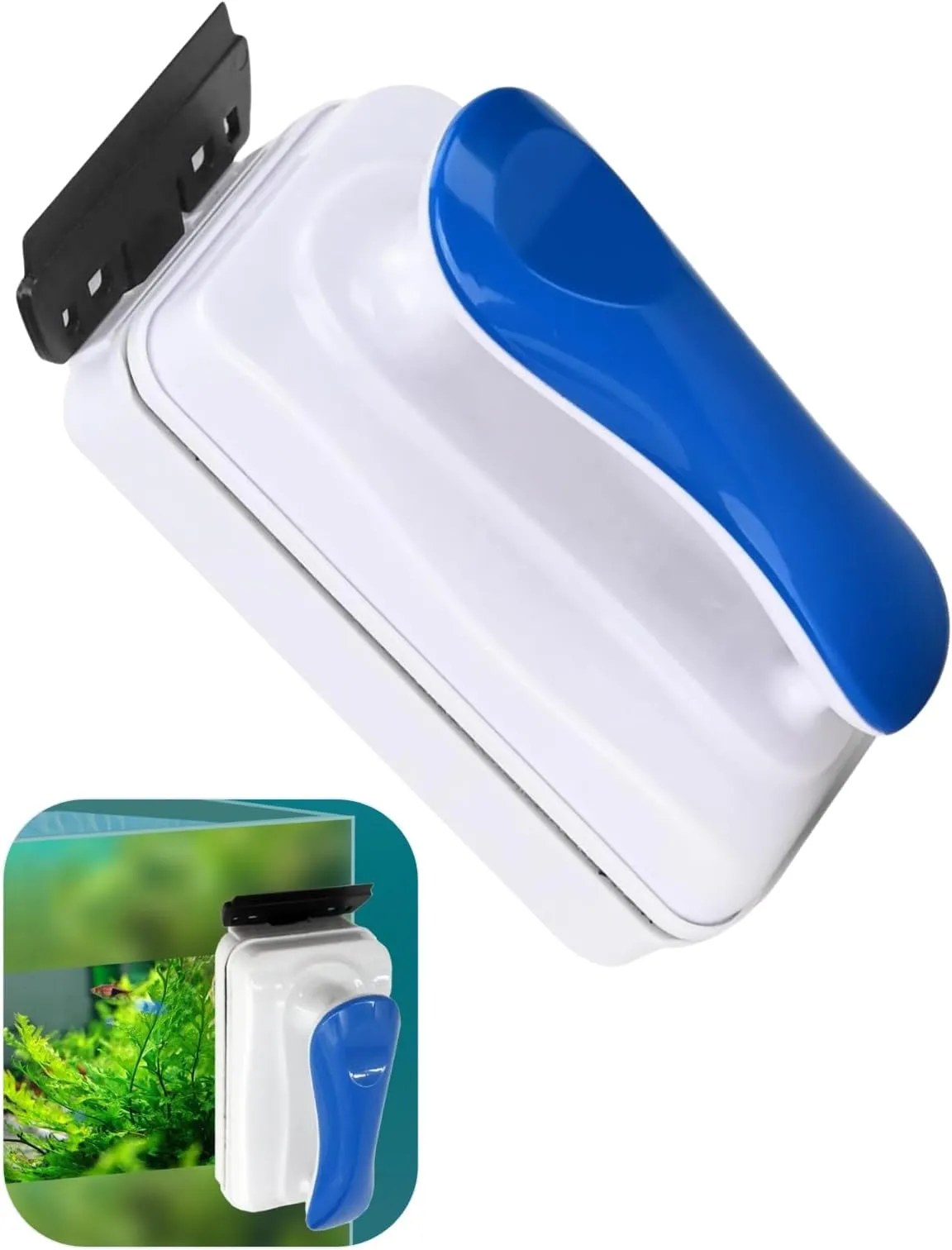 Curated visual reference: Gallery Detail: Magnetic Aquarium Cleaner Brush Easy Fish Tank Algae Remover Scraper