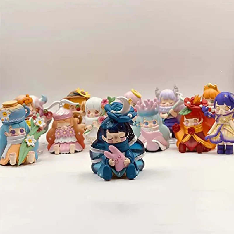 Cora Princess Flower Zodic Blind Box Toys Mystery Box Mistery Caja Misteriosa Caixa Surprise Figure Kawaii Girls Girls Regalo di compleanno 240426