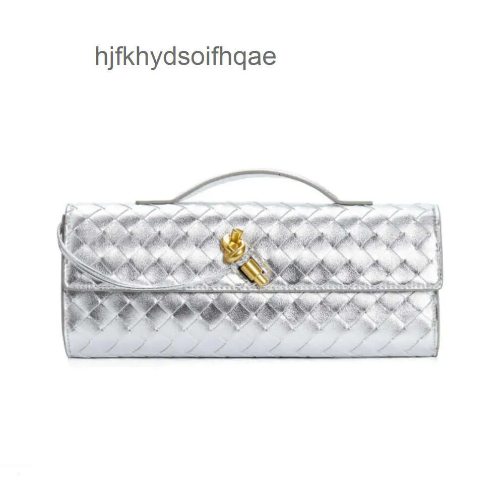 Buckle Andiamo Woven Handle Single Clutch Luxury Cross Stick Lock New Women Bag Bags Fashion Venetas bottegs Purse 2024 Lady Shoulder Long Hardware Baguett M9X2